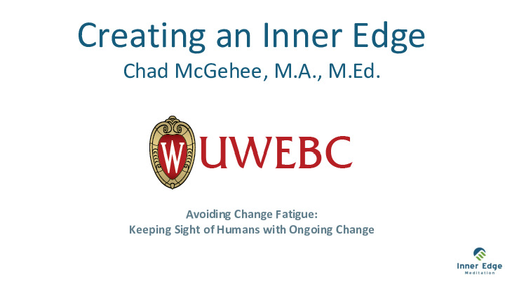 4. UW-Madison Presentation Slides: Creating an Inner Edge thumbnail